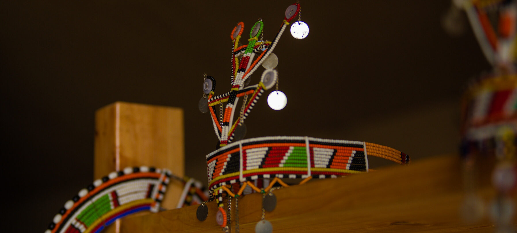 Handcrafted Maasai beadwork pieces by Esidai Savanna Creations